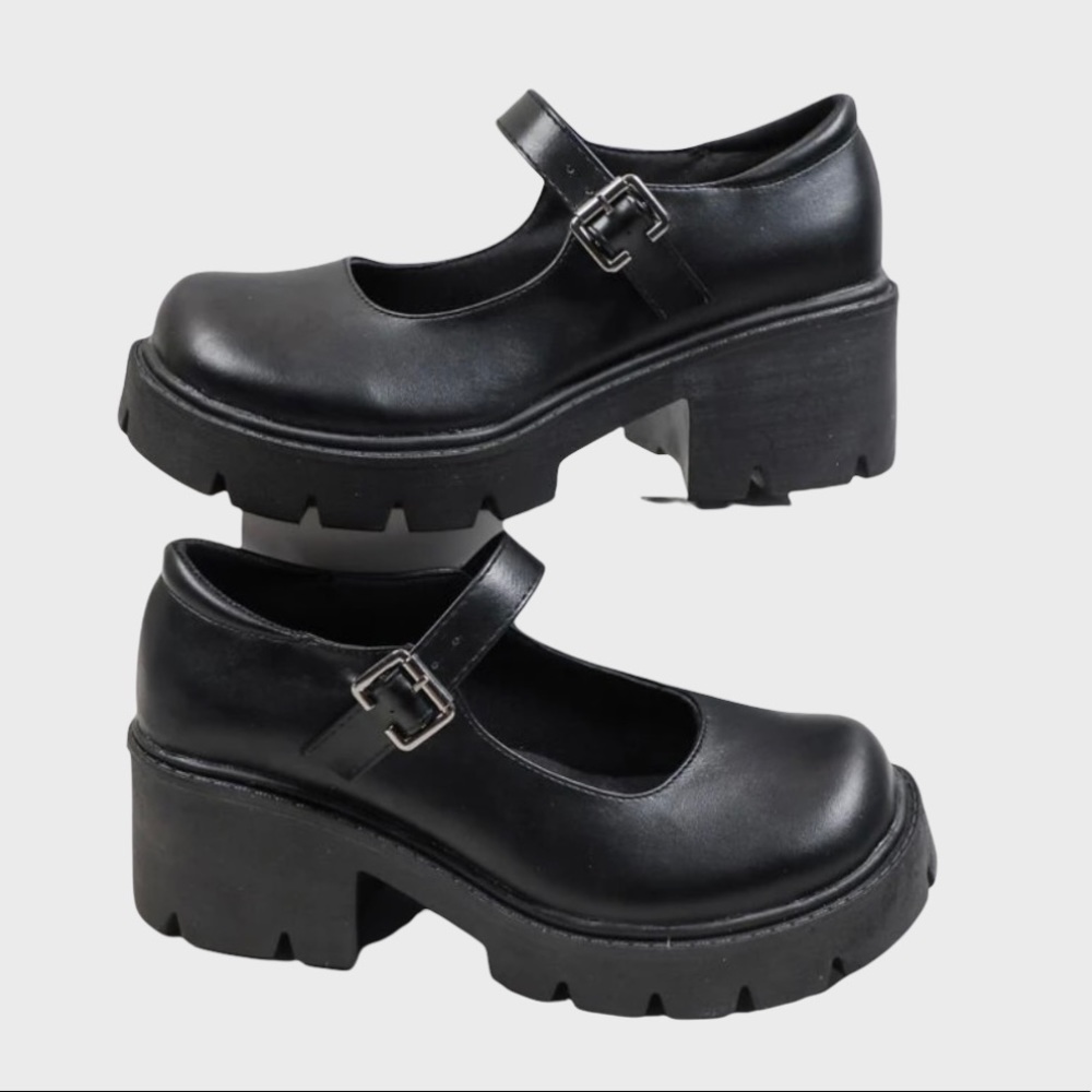 Chunky platform mary janes or mary janes
